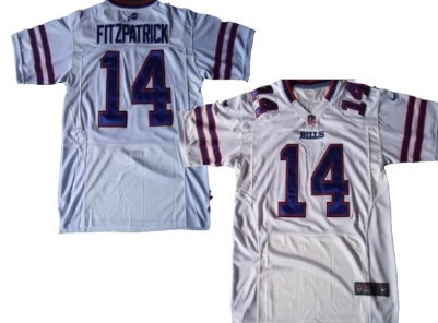 NFL East Buffalo Bills 14 Ryan Fitzpatrick Nike Nike Elite Jersey White